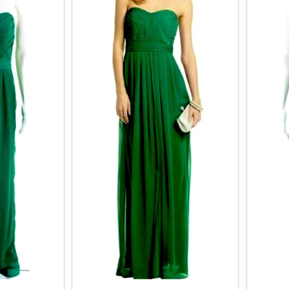 Badgley Mischka Flora Chiffon Gown